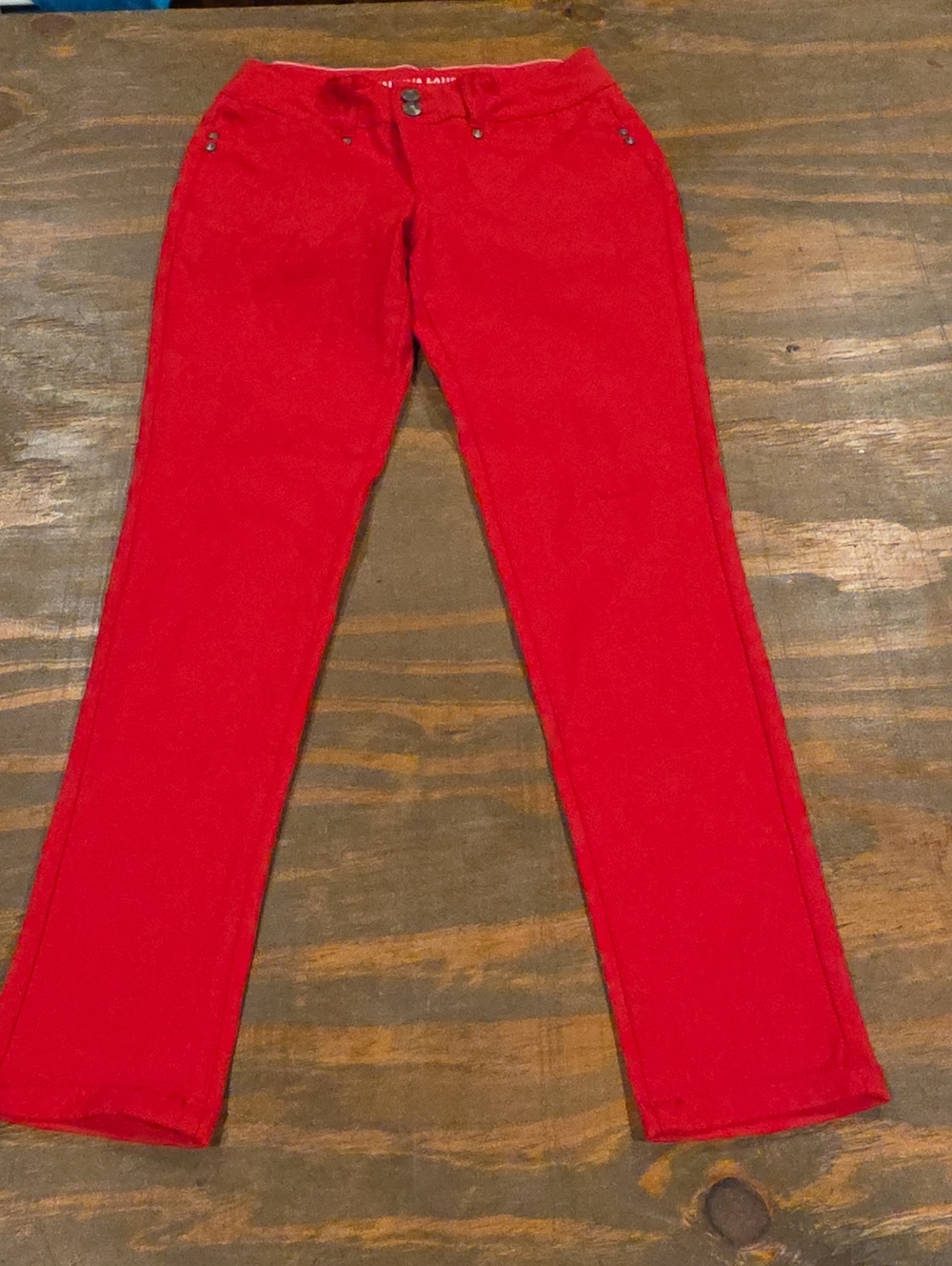 Bright Red Women's Skinny Jeans - Slim Stretch Fit